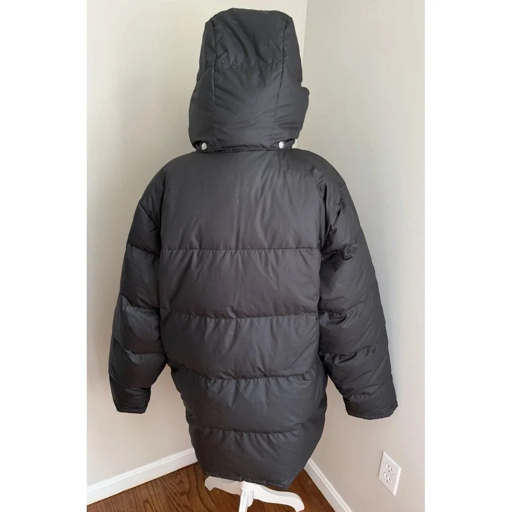 The North Face Men‎ L 77 Brooks Range 600 Down Fill Parka Coat Black Tan Jacket